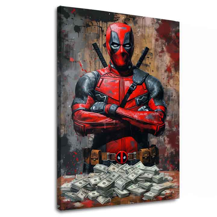 Slika DEADPOOL: Denar in kaos | dokončano z roko umetnika - slika 2