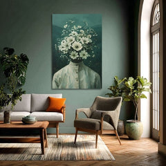 Slika FLOWER HEAD | Italijansko platno - slika 3