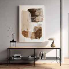 Slika na platnu Beige Harmony - Modern Abstract - slika 4
