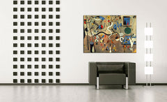 Slika na platnu CARNIVAL OF HARLEQUIN - Joan Miro