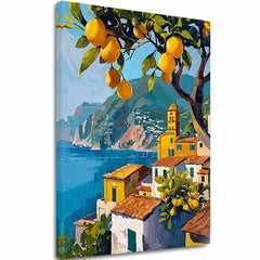 Slika na platnu Citronov sadovnjak - italijanski slog - slika 2