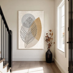 Slika na platnu Gentle Leaf - Minimalistična dekoracija - slika 3