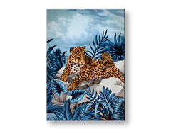 Slika na platnu GEPARD ON GLASS 001