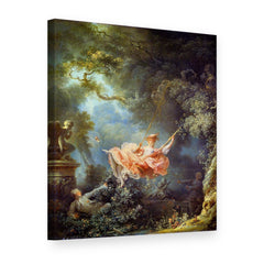 Slika na platnu Gugalnica – Jean-Honoré Fragonard, 3D pogled