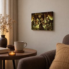 Slika na platnu Jedci krompirja – Vincent van Gogh v dnevni sobi