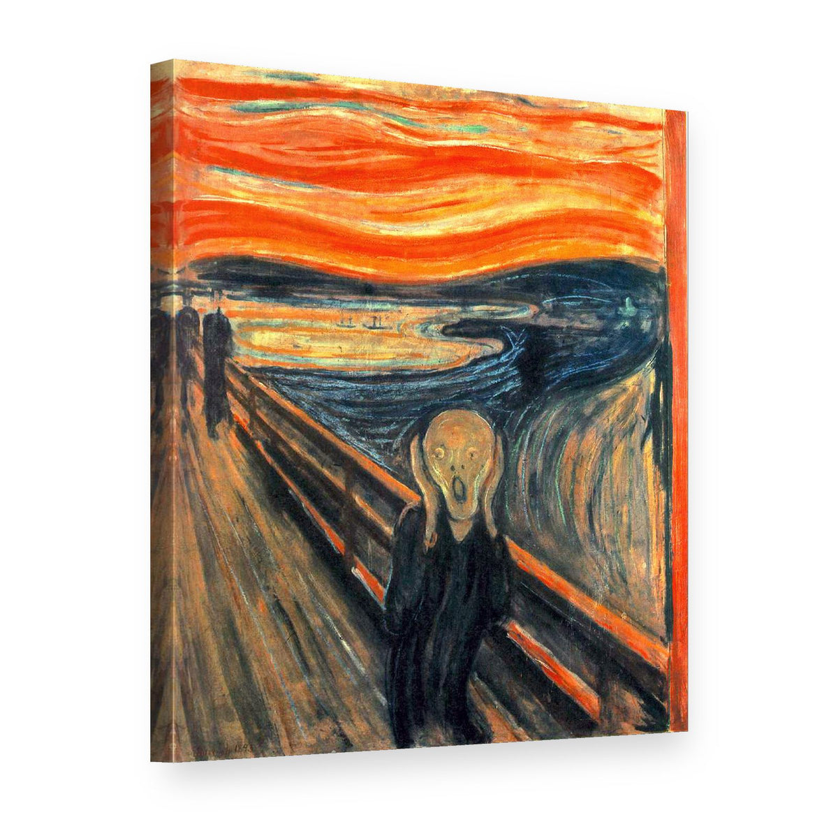 Slika na platnu Krik – Edvard Munch, 3D pogled