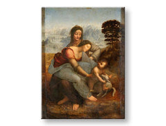 Slika na platnu Leonardo da Vinci - Sveta družina s sveto Ano - slika 4