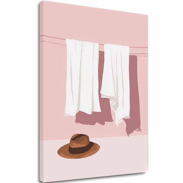 Slika na platnu Pastel Linen - Modern Motif - slika 2