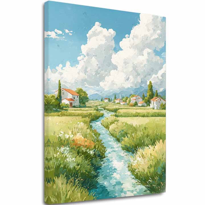Slika na platnu Poletni travnik - Motiv krajine - slika 2