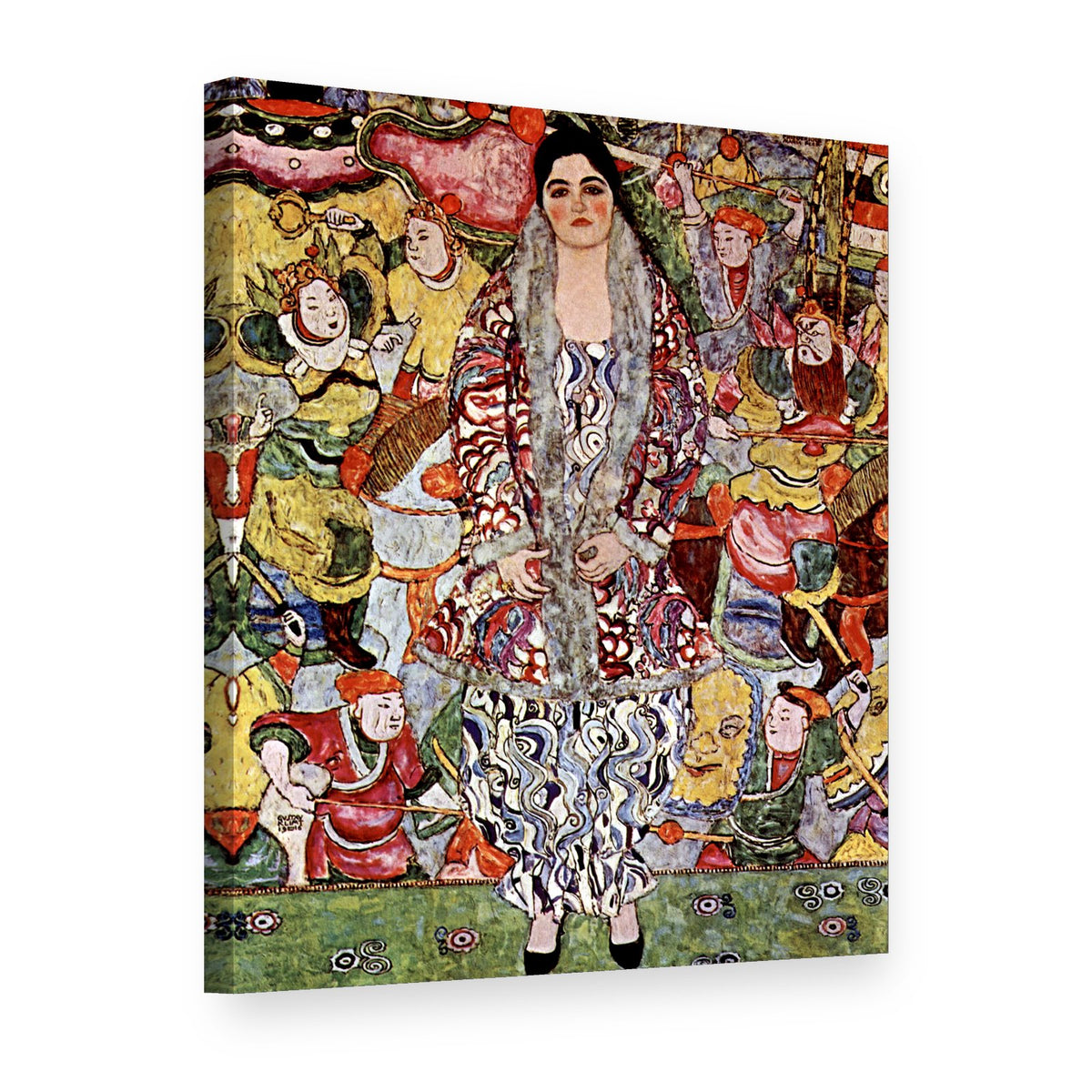 Slika na platnu Portret Friederike Marie Beer – Gustav Klimt, 3D pogled