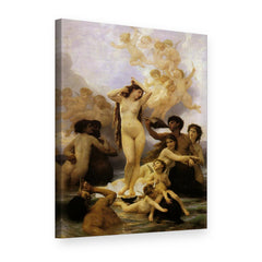 Slika na platnu Rojstvo Venere – William Bouguereau, 3D pogled
