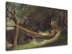 Slika na platnu Winslow Homer - Dekle v viseči mreži - slika 3