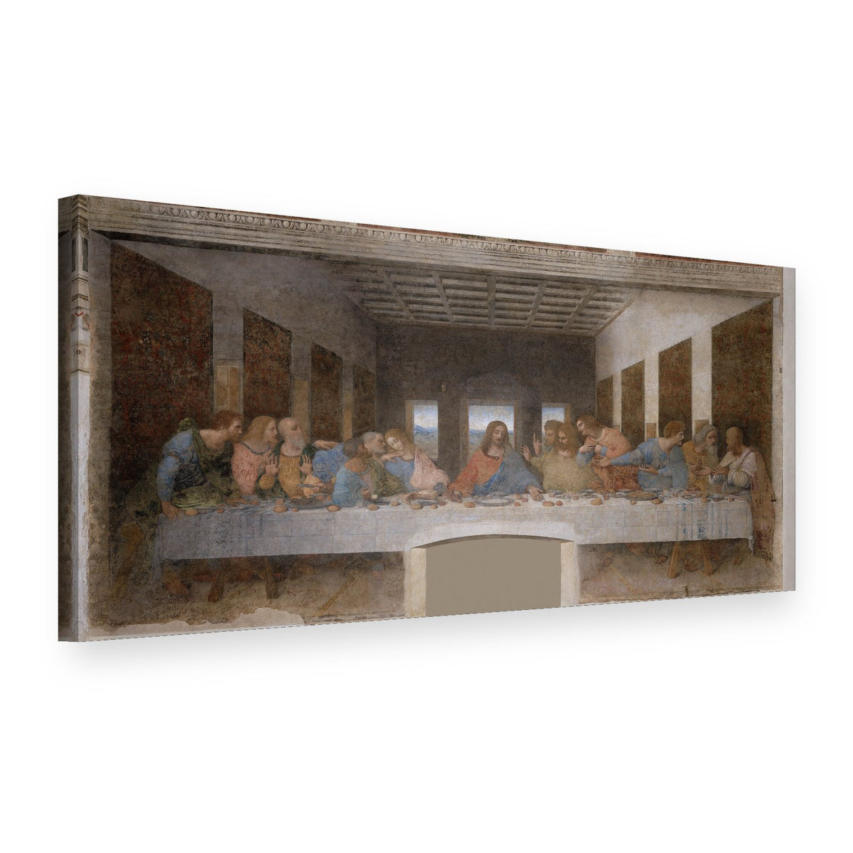 Slika na platnu Zadnja večerja – Leonardo da Vinci, 3D pogled
