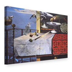 Slika na platnu Živo tihožitje – Salvador Dalí, 3D pogled