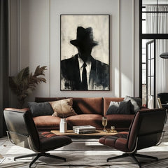 Slika THE FACELESS MOBSTER | dokončano z roko umetnika - slika 3