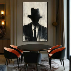 Slika THE FACELESS MOBSTER | dokončano z roko umetnika - slika 4