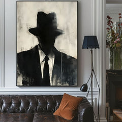 Slika THE FACELESS MOBSTER | dokončano z roko umetnika