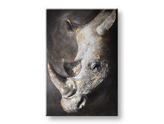 Slikana stenska slika NOSOROŽEC 1 del CWFAN082 - 80x120 cm