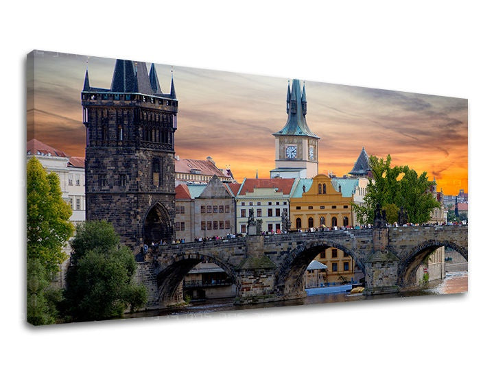 Stenska poslikava Panorama MESTO PRAGUE