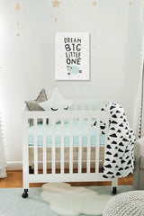 Slika na platnu z motivom napis dream big little one z ovco – podroben pregled kompozicije, Papilora.
