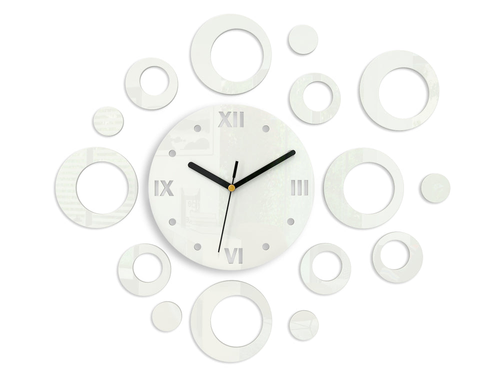 Stenske ure RINGS WHITE