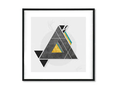 Stenski plakat Instant Abstraction / Dan Johannson