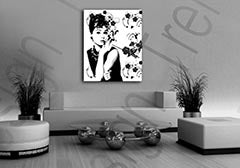 Ročno poslikana slika POP Art Popust -15% Audrey Hepburn ah4 | različne velikosti
