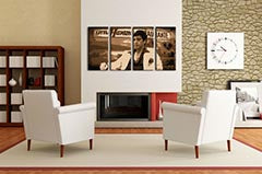 Ročno poslikana slika POP Art HAVANA - AL PACINO 4 kosov al17 | različne velikosti