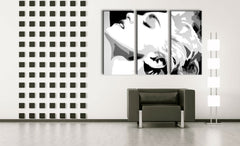 Ročno poslikano slikarstvo POP Art MADONNA 3 kosi ma5 - slika 2