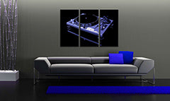 Ročno poslikano slikarstvo POP Art DJ 3 kosi dj6 | različne velikosti