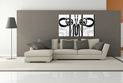 Ročno poslikano slikarstvo POP Art DJ 3 kosi dj4 | različne velikosti