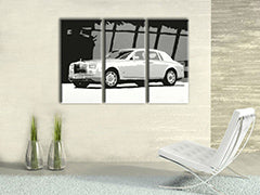 Ročno poslikana slika POP Art BENTLEY 3 kosi nagnjeni | različne velikosti