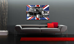 Ročno poslikano slikarstvo POP Art MINI COOPER 3 kosi mini2 - slika 2