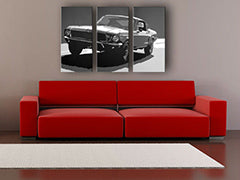 Ročno poslikana slika POP Art BULLIT 3-delni bul | različne velikosti