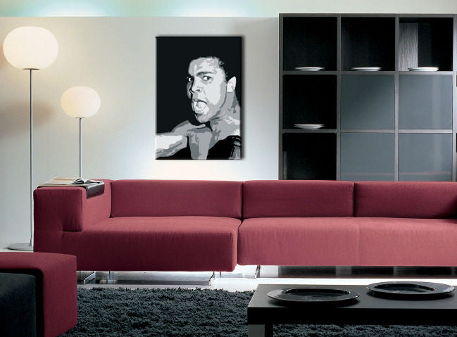Ročno poslikana slika POP Art Muhamad Ali | različne velikosti