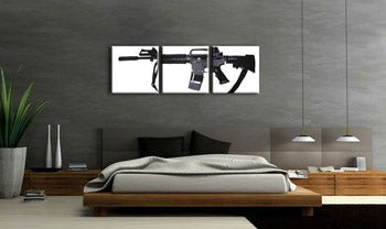 Ročno poslikano POP Art slikarstvo M-16 3 deli m16a4 | različne velikosti