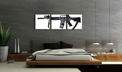 Ročno poslikano POP Art slikarstvo M-16 3 deli m16a4 | različne velikosti