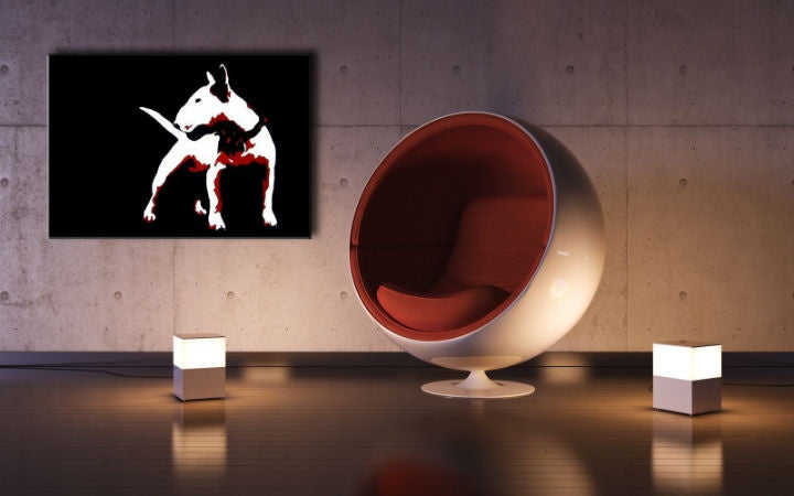 Ročno poslikano slikarstvo POP Art Dog 1 kos pes