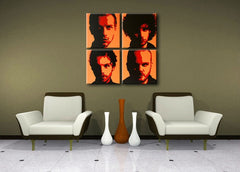 Ročno poslikano slikarstvo POP Art Coldplay 4 kosi cp2 - slika 2