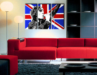 Ročno poslikano slikarstvo POP Art Ian Brown 3 kosi ib4 | različne velikosti