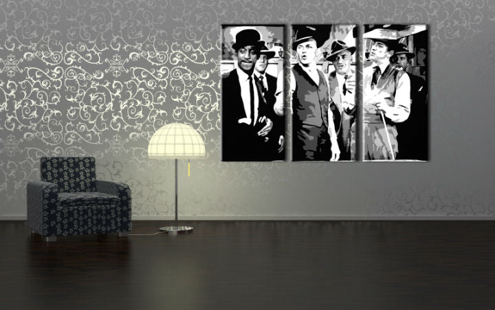 Ročno poslikana slika POP Art Rat Pack 3 kosi rp2 - slika 4