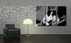 Ročno poslikana slika POP Art Slash 3 kosi in | različne velikosti