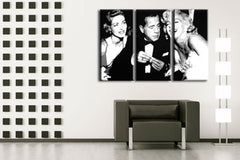 Ročno poslikana slika POP Art AL Bogard 3 kos bog2 | različne velikosti