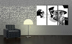 Ročno poslikana slika POP Art Fear and Loathing in Las Vegas 3 kosi lv | različne velikosti