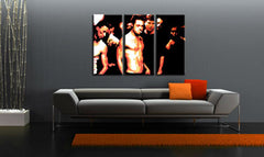 Ročno poslikana slika POP Art Fight Club 3 deli fc2 | različne velikosti