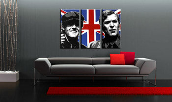 Ročno poslikana slika POP Art Italian Job 3 kosi ij | različne velikosti