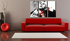 Ročno poslikana slika POP Art Taxi Driver 3 kosi taksija | različne velikosti