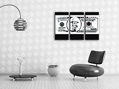 Ročno poslikana slika POP Art AL CAPONE 3 kosi ac | različne velikosti