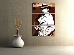 Ročno poslikano slikarstvo POP Art BOGARD 3-delno močvirje | različne velikosti