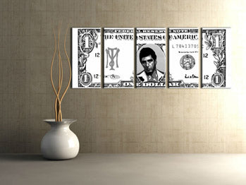 Ročno poslikano slikarstvo POP Art AL PACINO 5 kosov al3 | različne velikosti